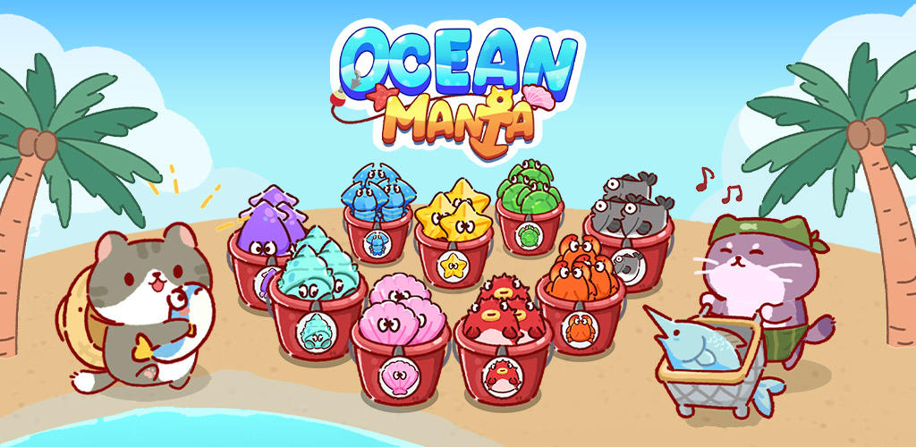 Ocean Mania: Matching Puzzle ゲームのスクリーンショット