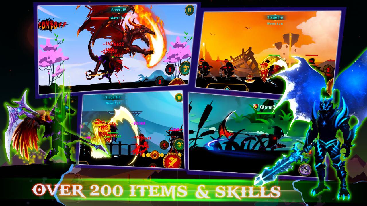 Demon Warrior: Stickman Shadow Game Screenshot