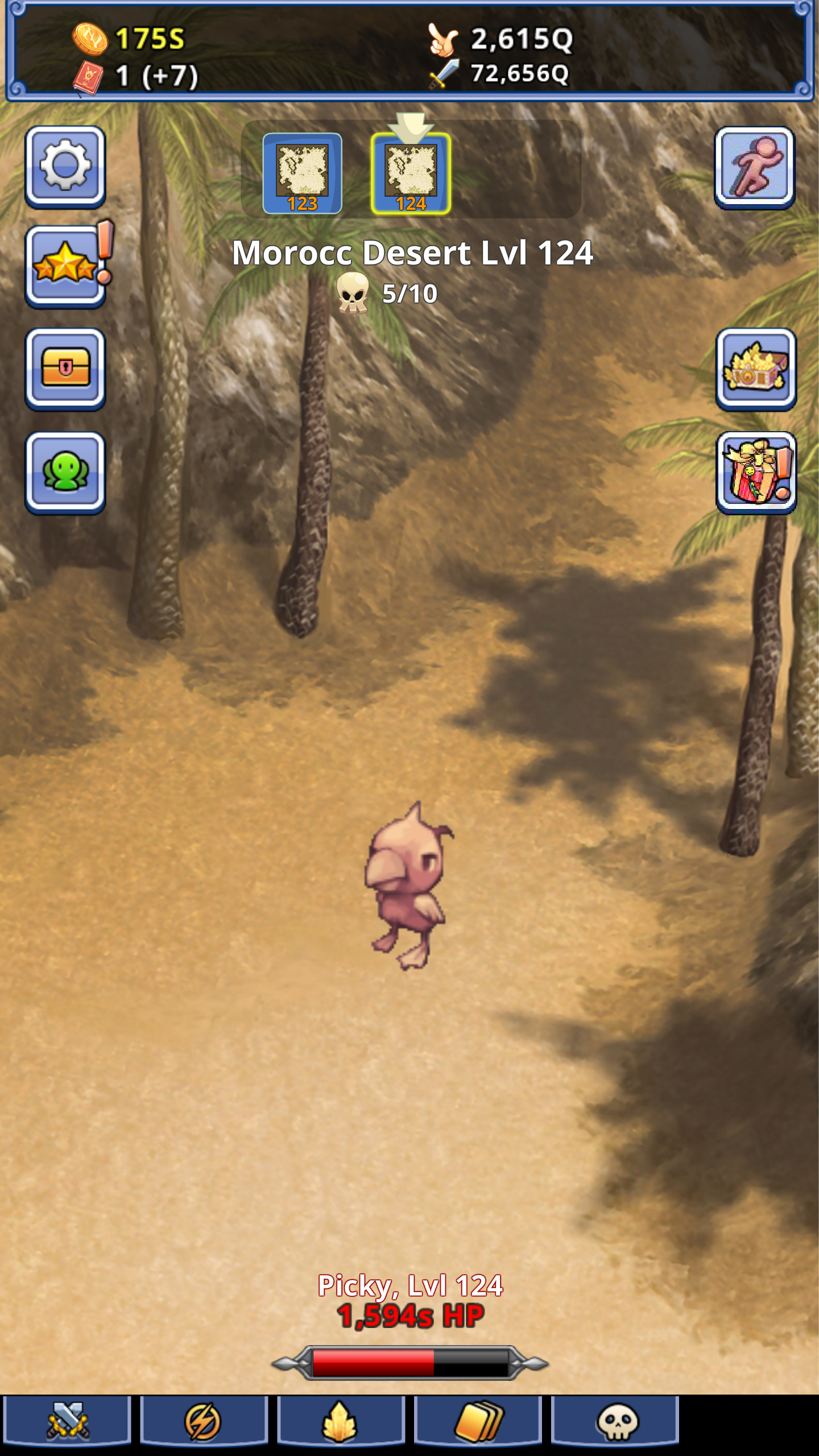 Ragnarok Clicker Game Screenshot