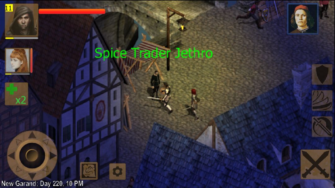 Exiled Kingdoms RPG screenshot game