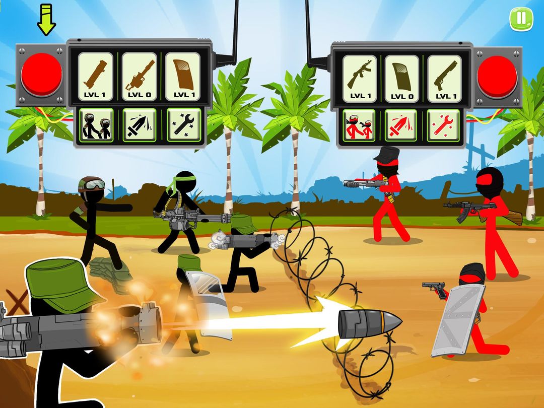 Stickman Army : Team Battle 게임 스크린 샷