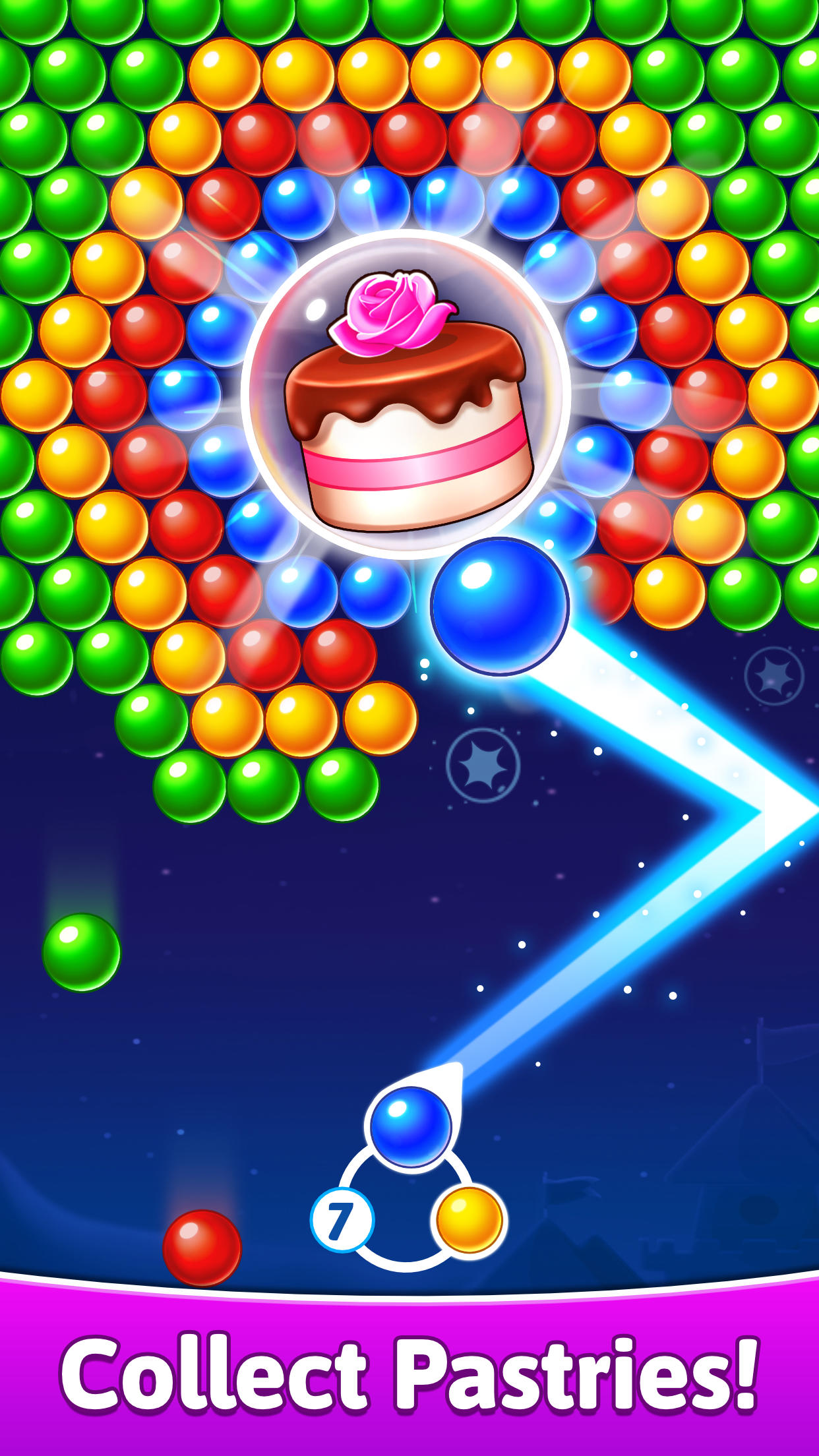 Bubble Shooter: Pastry Pop Game Screenshot