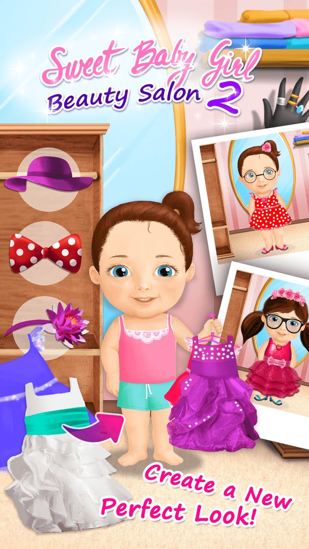 Screenshot of Sweet Baby Girl Beauty Salon 2