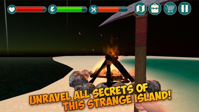 Pixel Tropical Island Survival 3D Game Screenshot