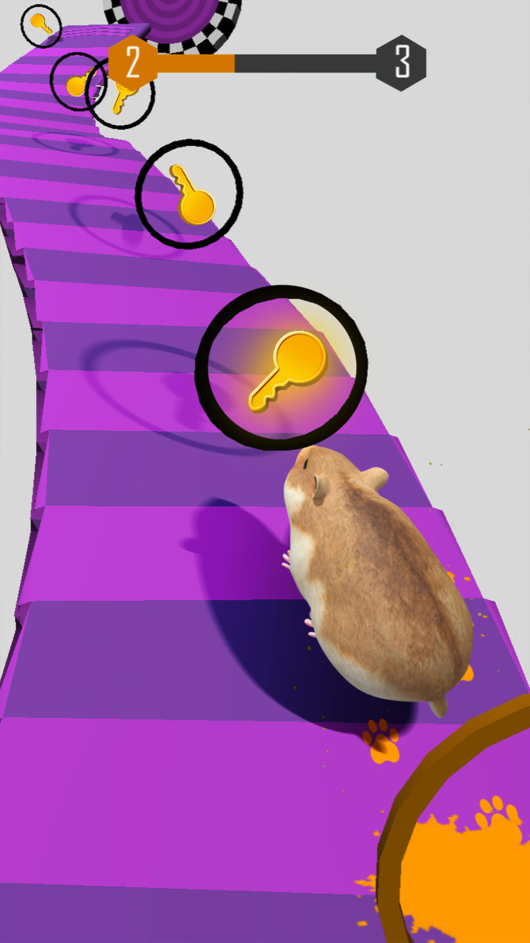 Hamster Keys - Mini Games Game Screenshot