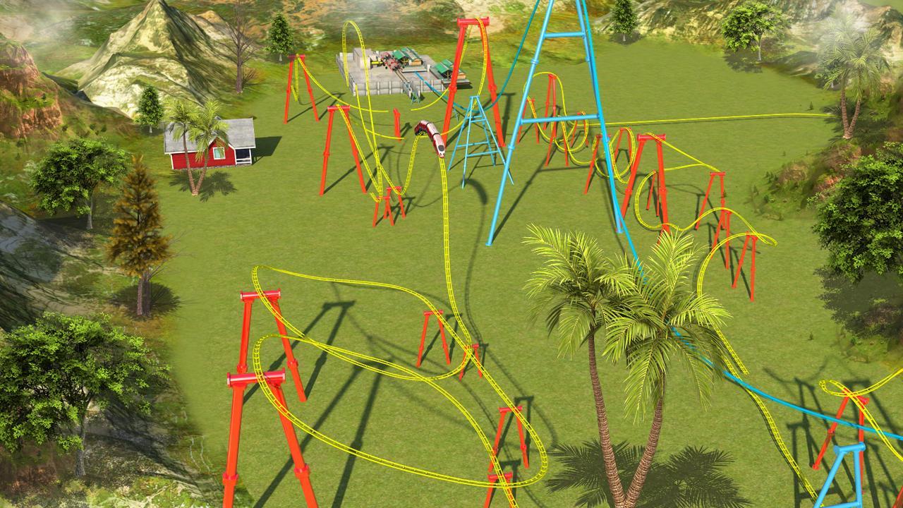 Roller Coaster Train Simulator 2018 게임 스크린샷
