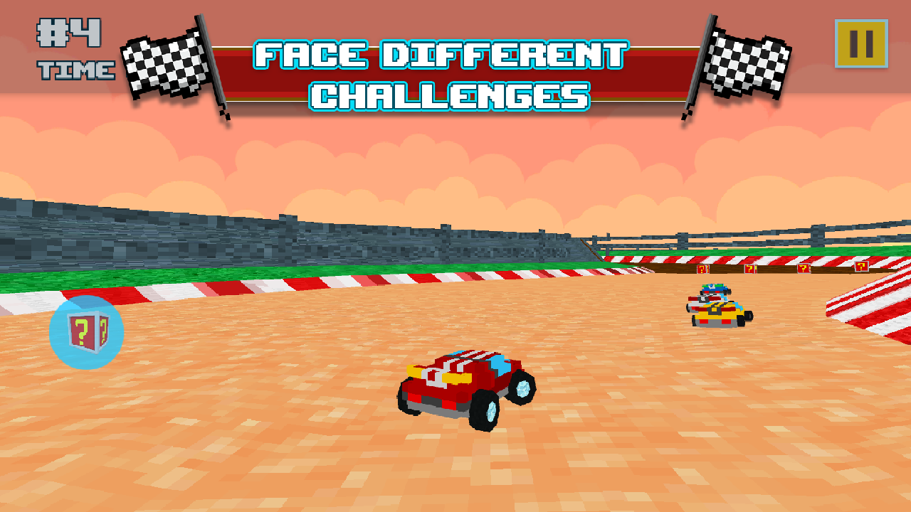 Blocky Fast Fury Game Screenshot