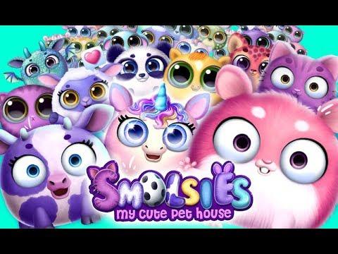 Screenshot dari video Smolsies - My Cute Pet House
