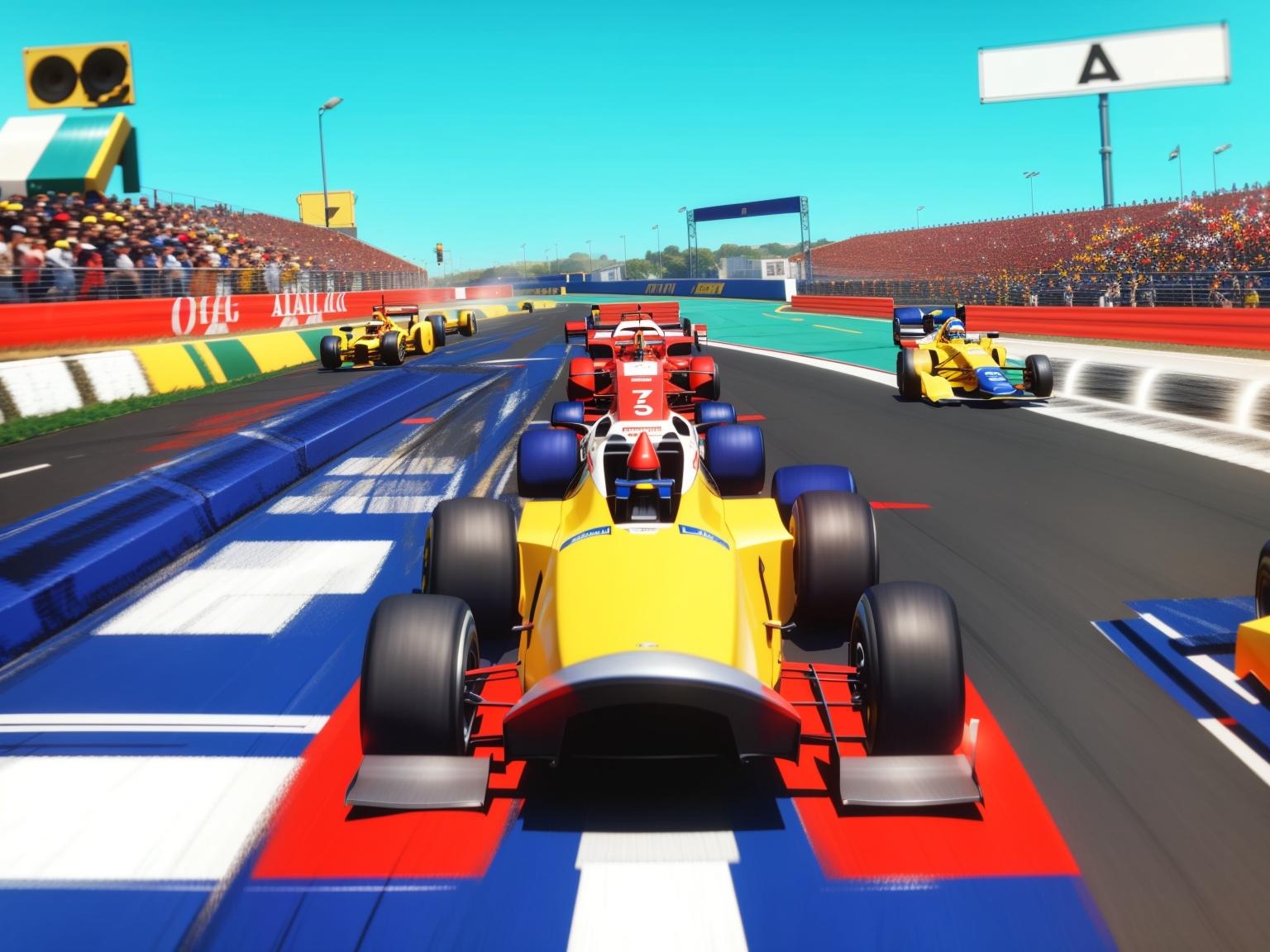 Screenshot 1 of เกมแข่งรถสูตร 3 มิติ 1.0.9