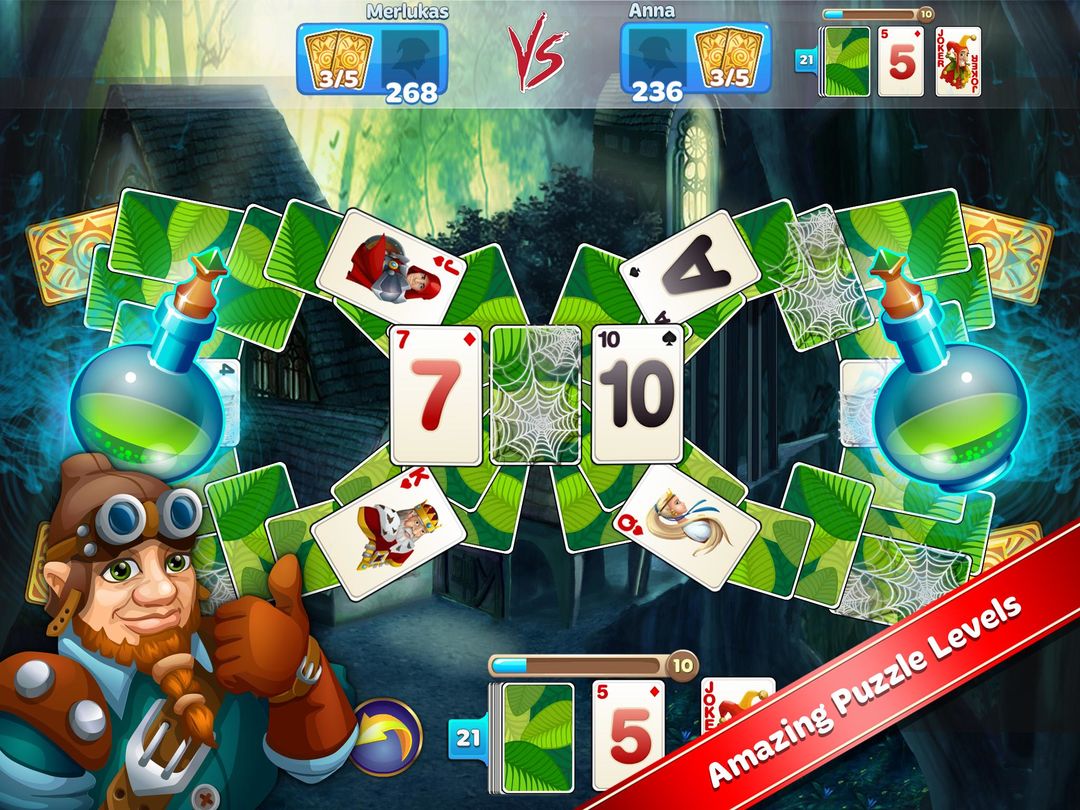 Screenshot of Solitaire Tales Live