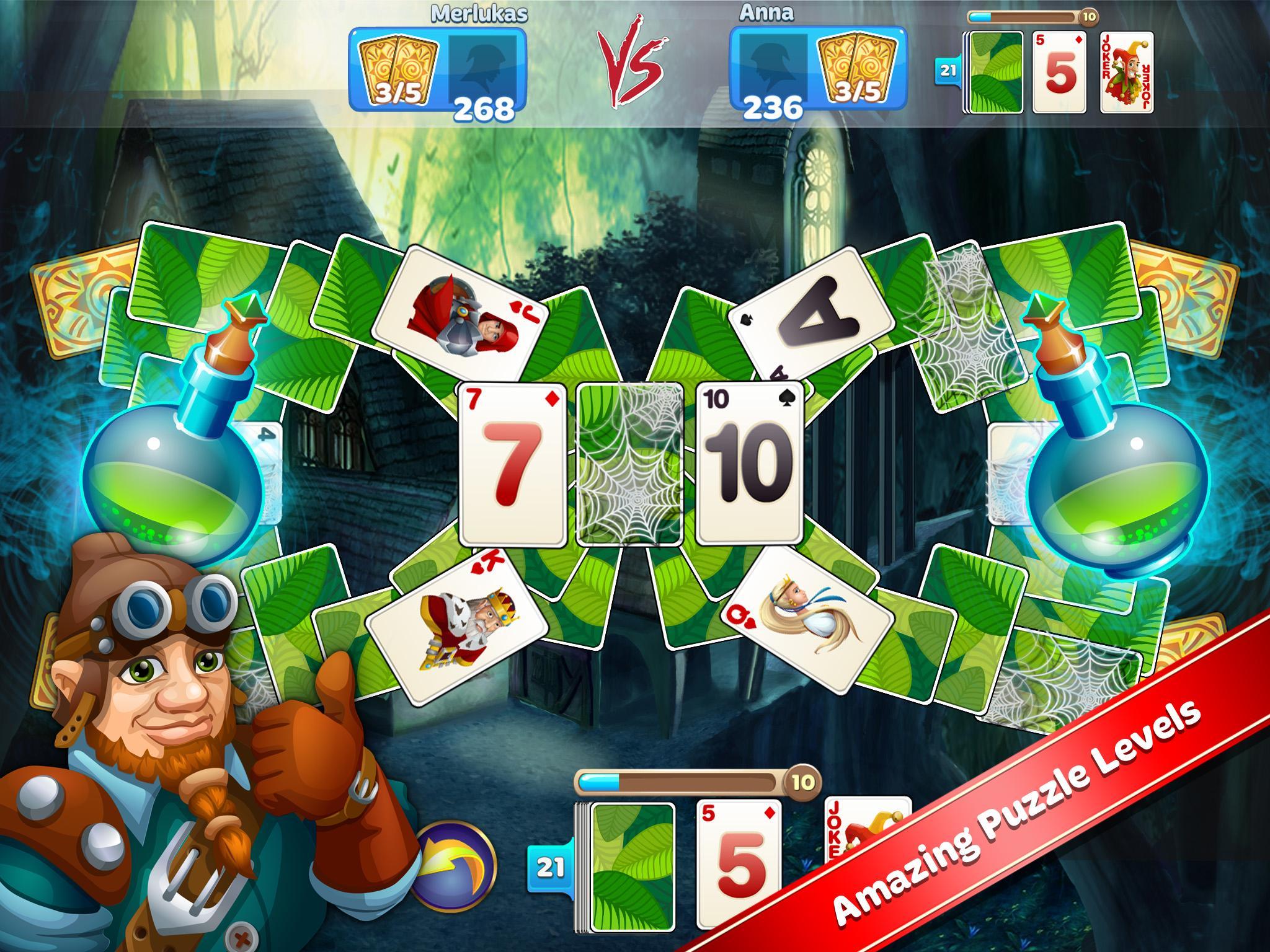 Скриншот игры Solitaire Tales Live