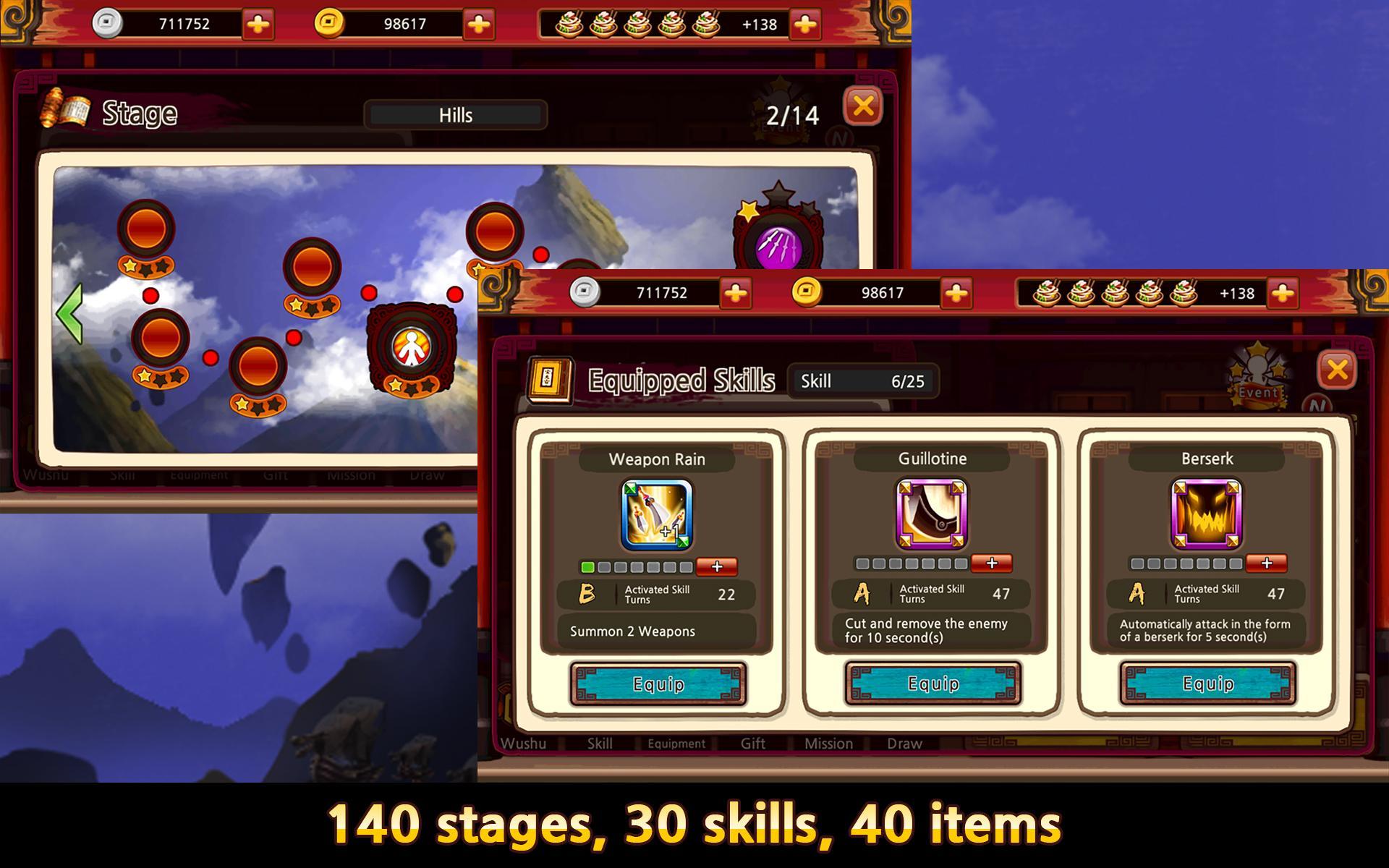 Cuplikan Layar Game One Finger Death Punch