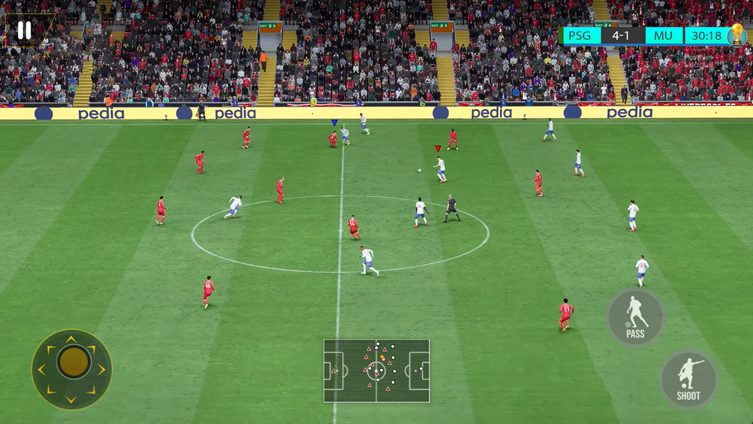 Screenshot of Football 2024 Soccer Game