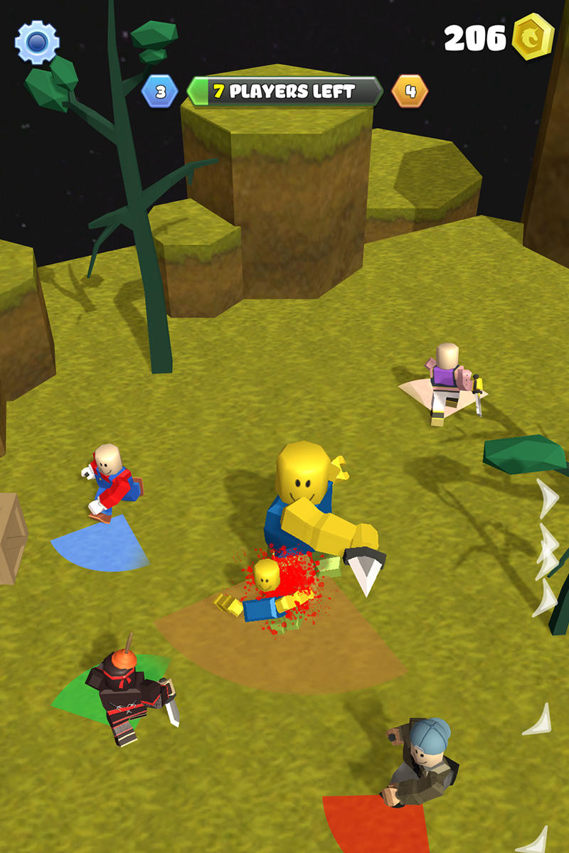 Screenshot of Roblock Smashers - Survival io game