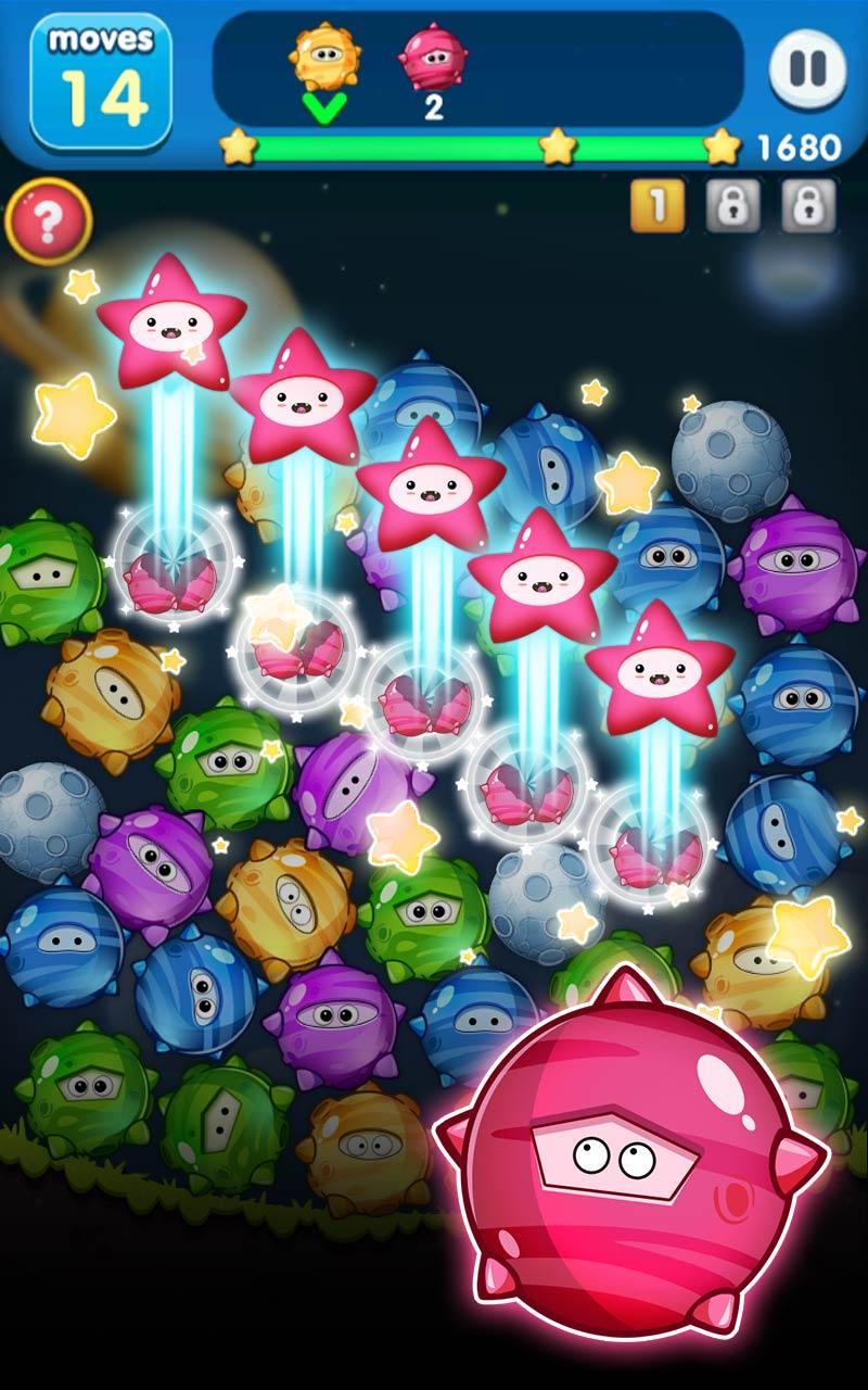 スターリンクパズル：ポッキーライン ゲームのスクリーンショット