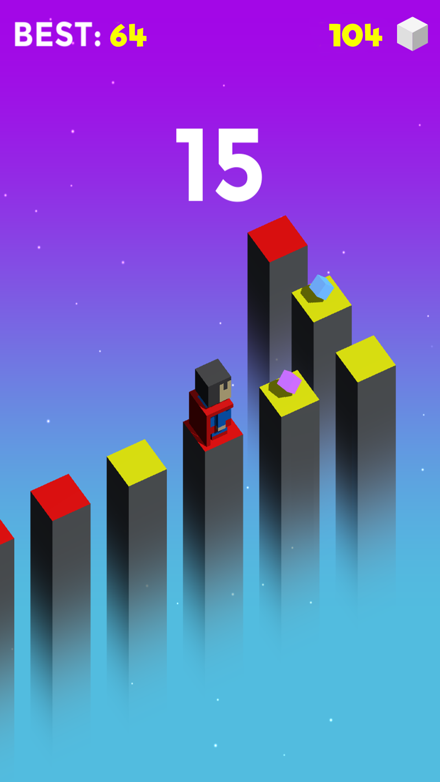 Jump Cube Game Screenshot