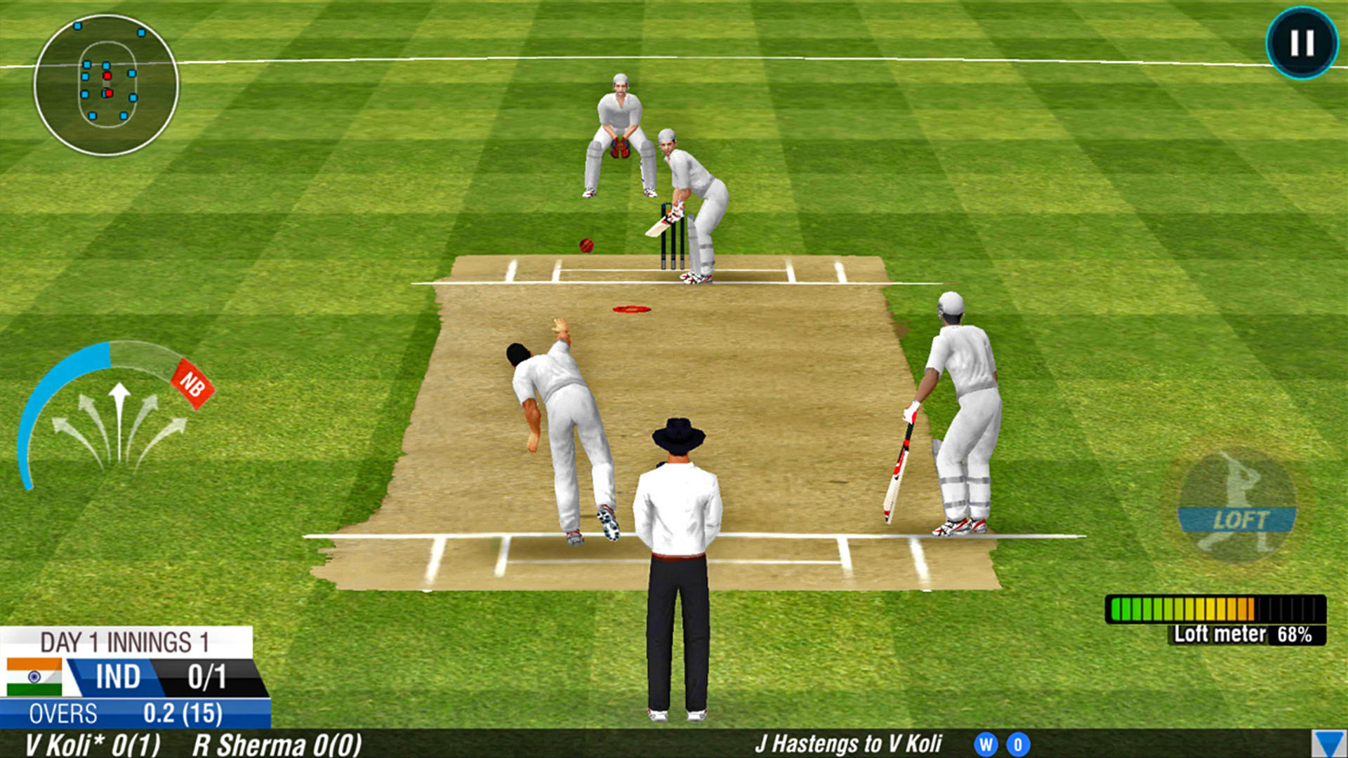 Screenshot of Cricket Game: Bat Ball Game 3D