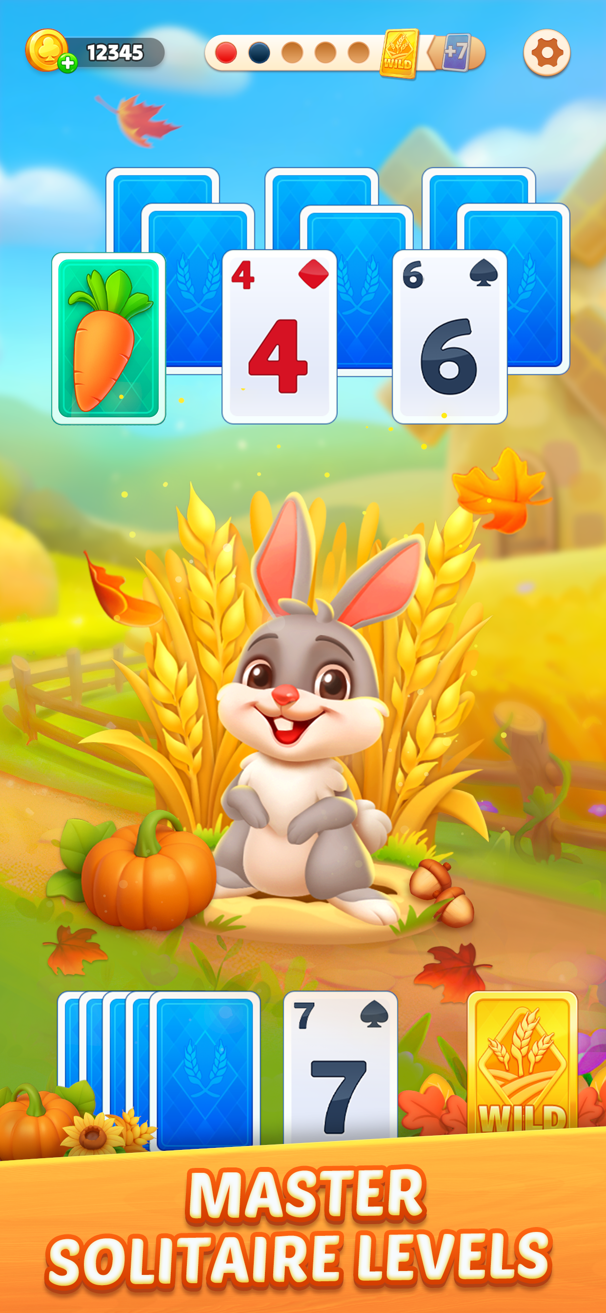 Solitaire Farm Adventure Game Screenshot
