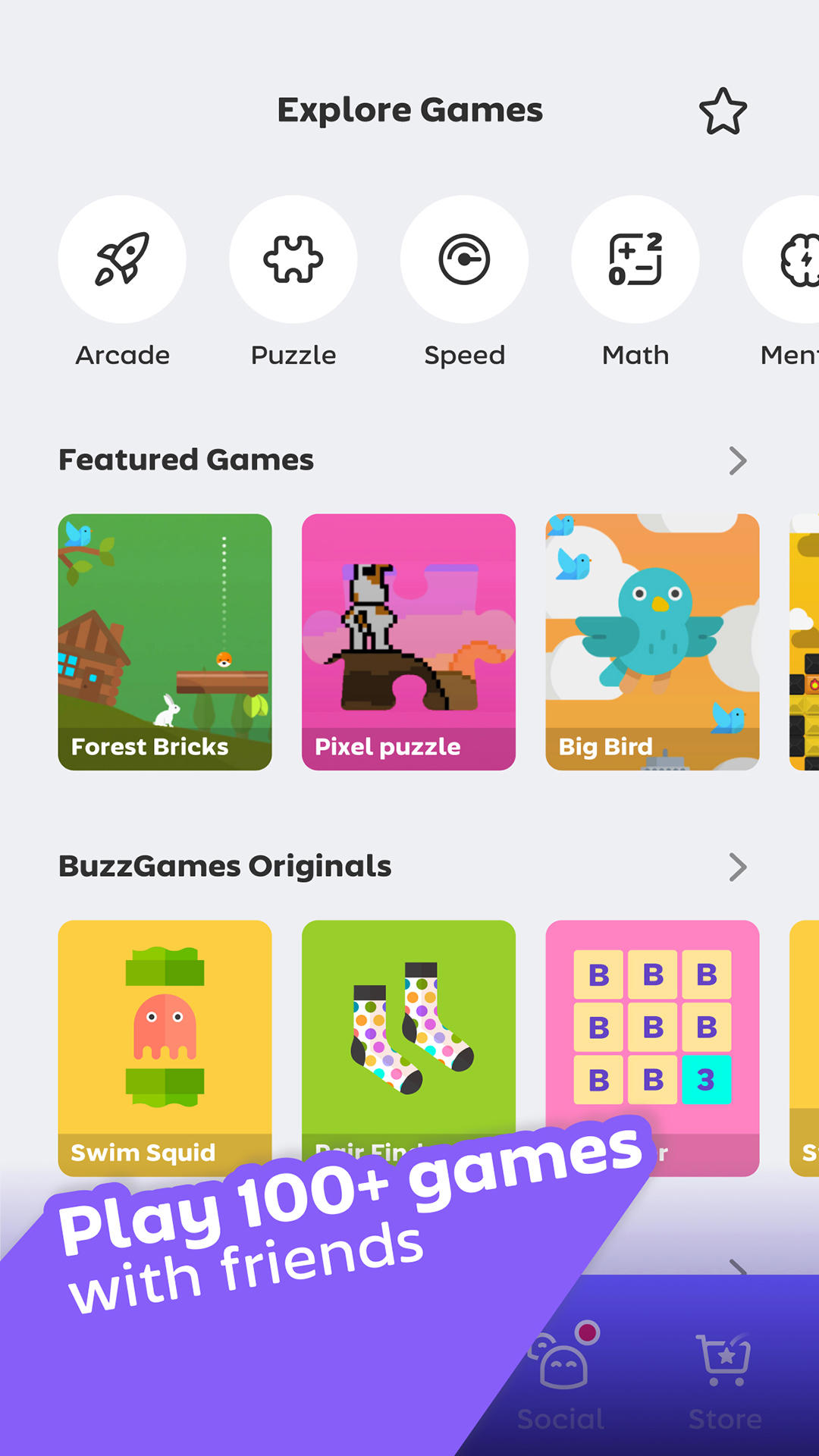Screenshot of BuzzGames