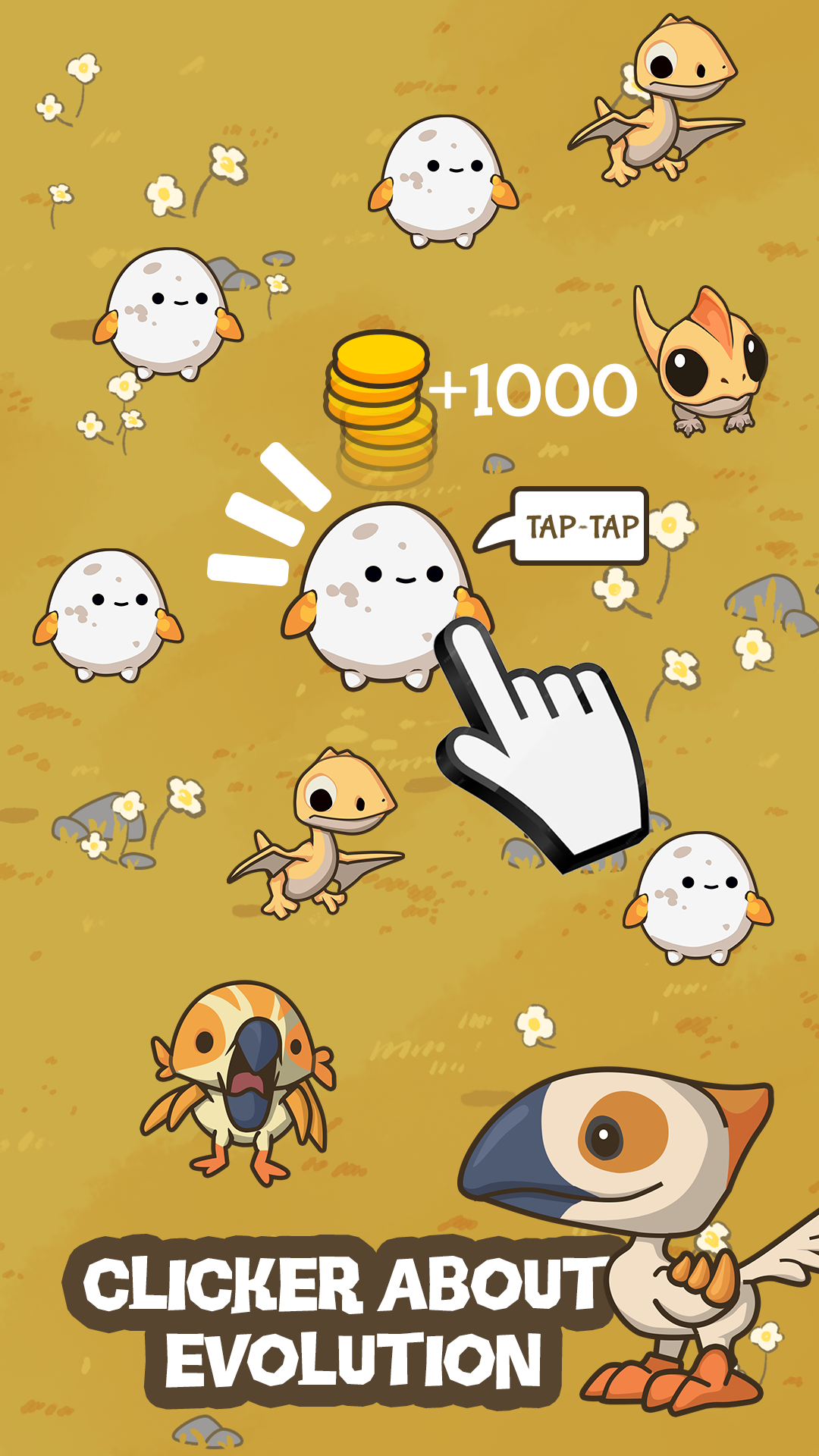 Captura de Tela do Jogo Egg Evolution - Clicker