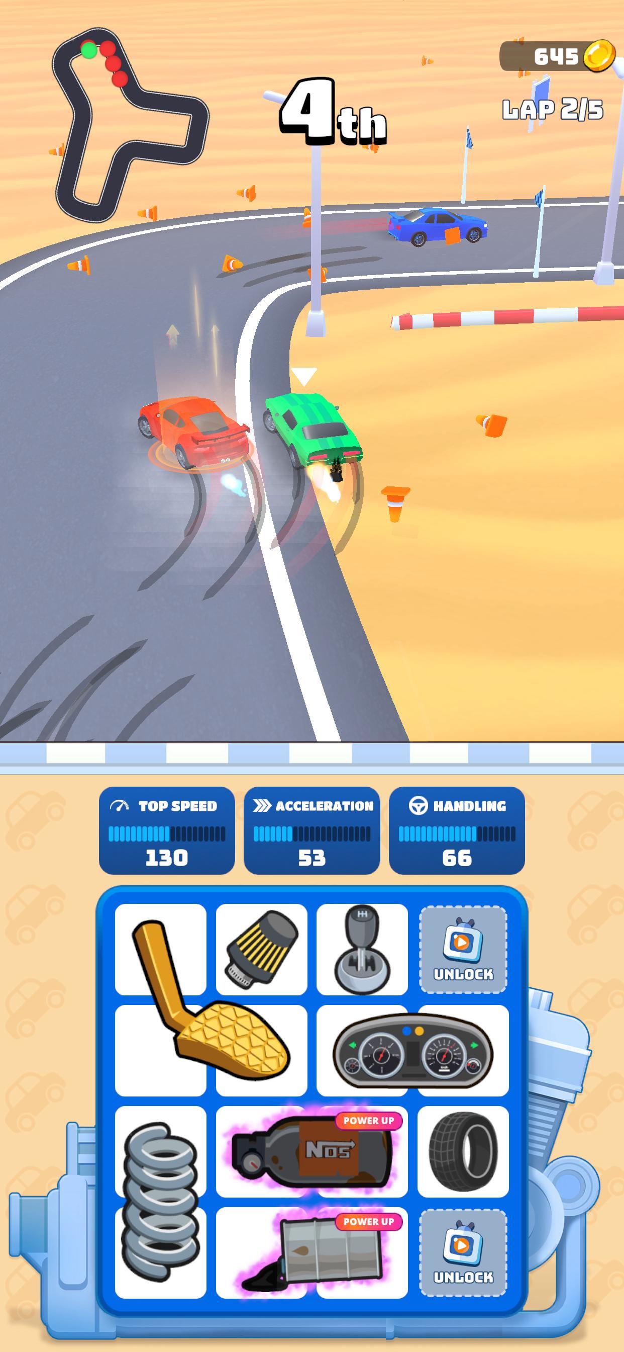 Turbo Tactics - Merge & Race Game Screenshot