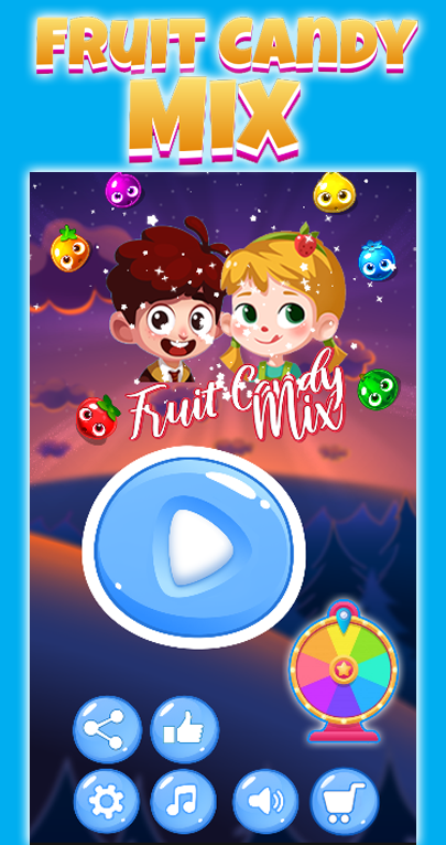 Fruit Candy Mix Game Screenshot