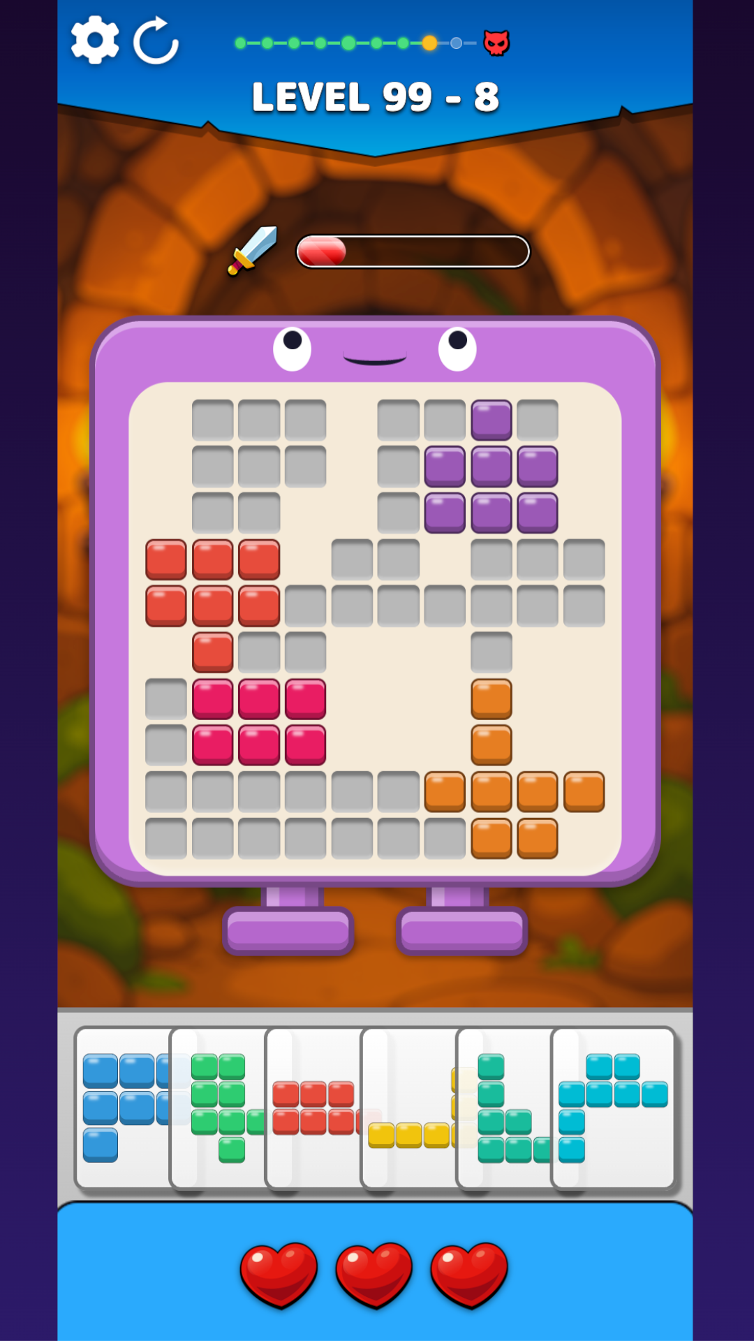 Block Match Battle Game Screenshot