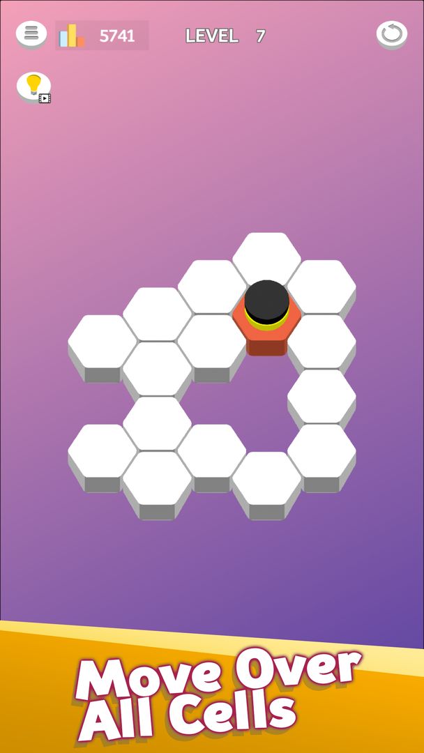 Hex-A-Maze ภาพหน้าจอเกม