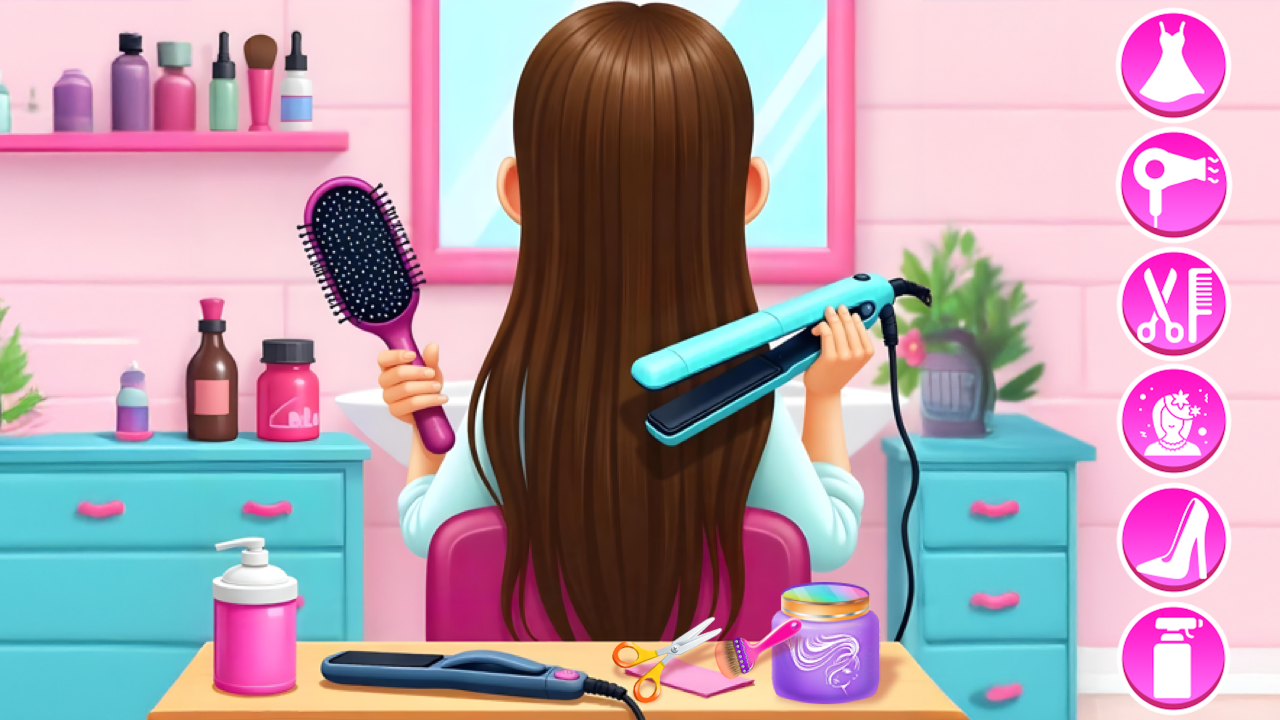 Cuplikan Layar Game Cute Doll Dress Up Girls Game