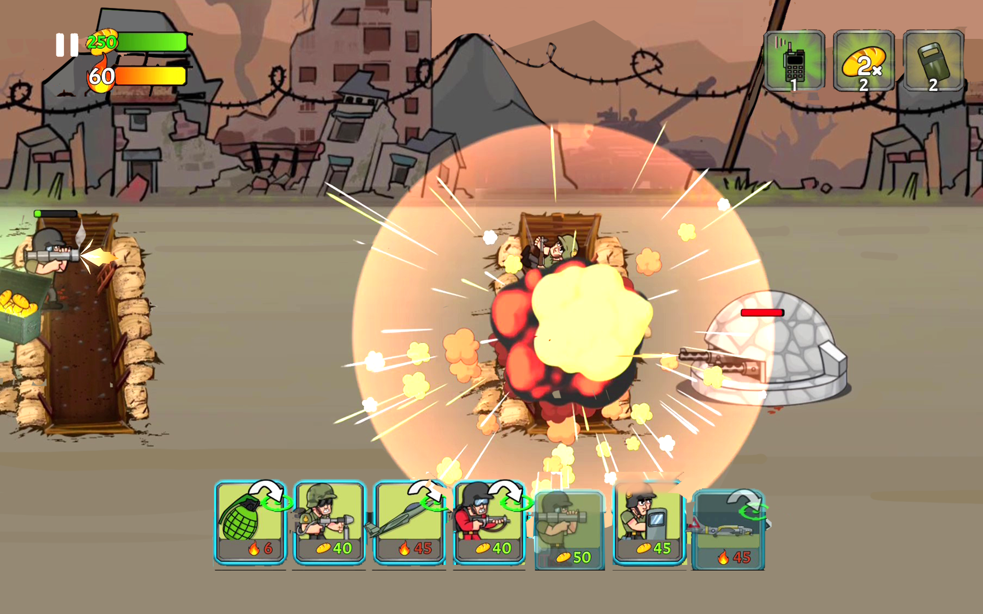 War Strategy Game: RTS WW2 Game Screenshot