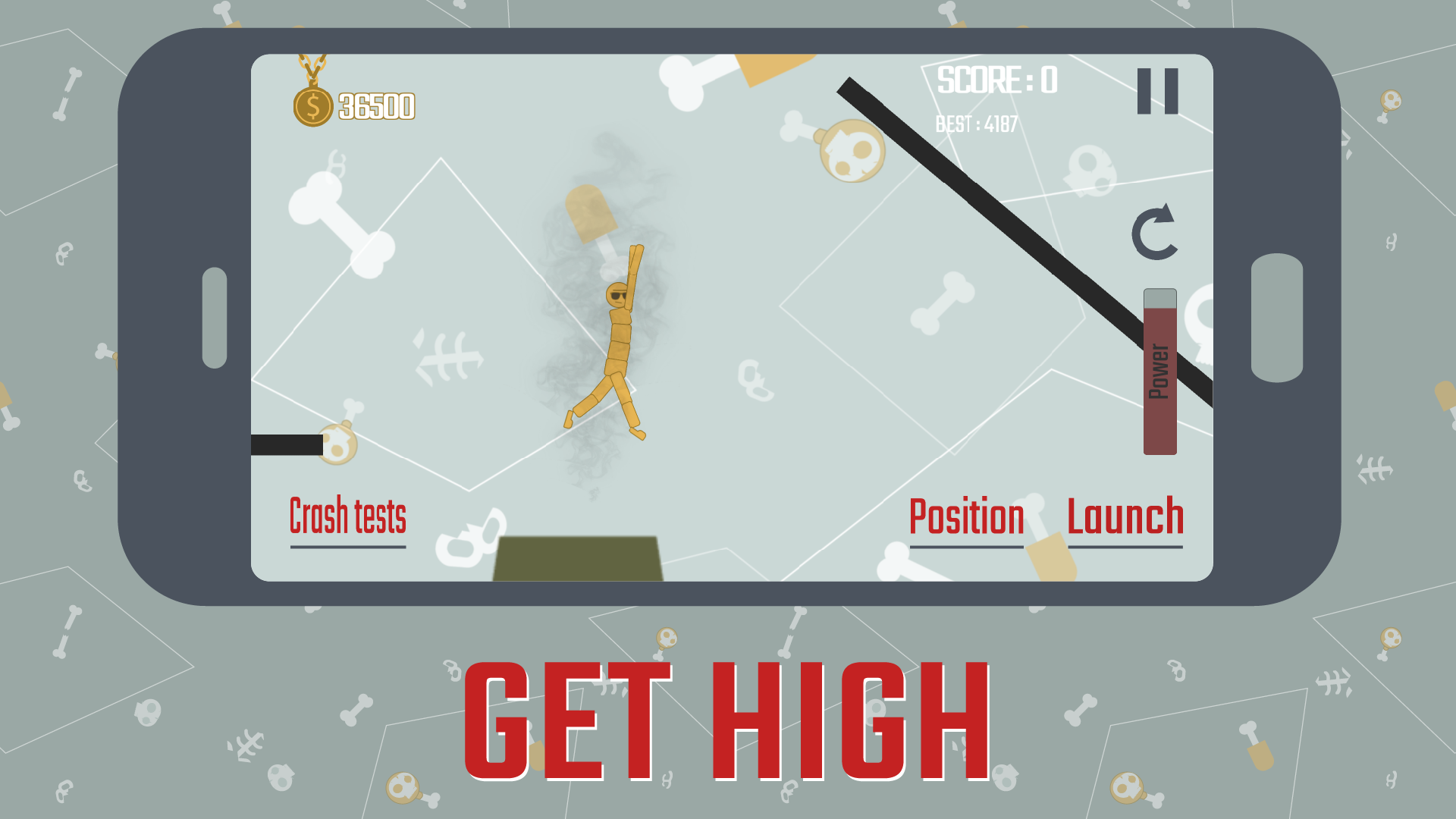 Stickman Destruction: Dismounting Game Screenshot