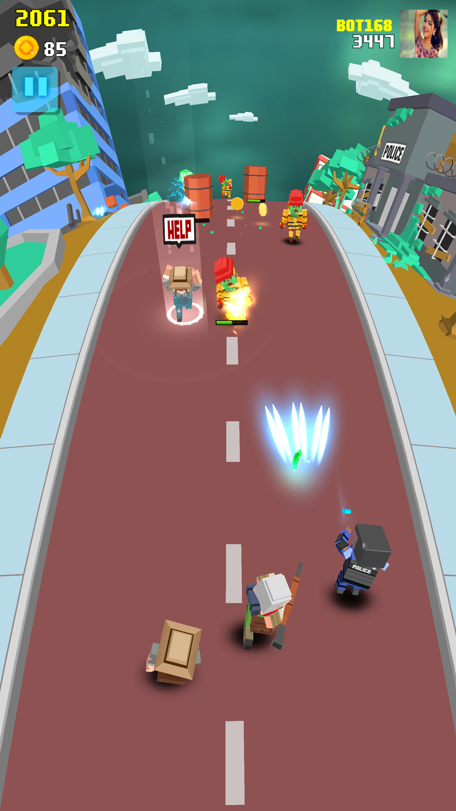 Zombie vs Survivors ภาพหน้าจอเกม