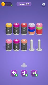 Color Nut Sort Game Screenshot