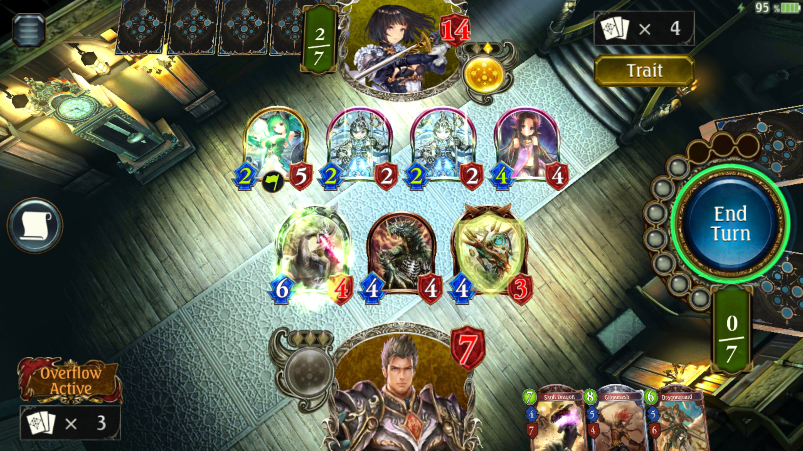 Captura de Tela do Jogo Shadowverse CCG