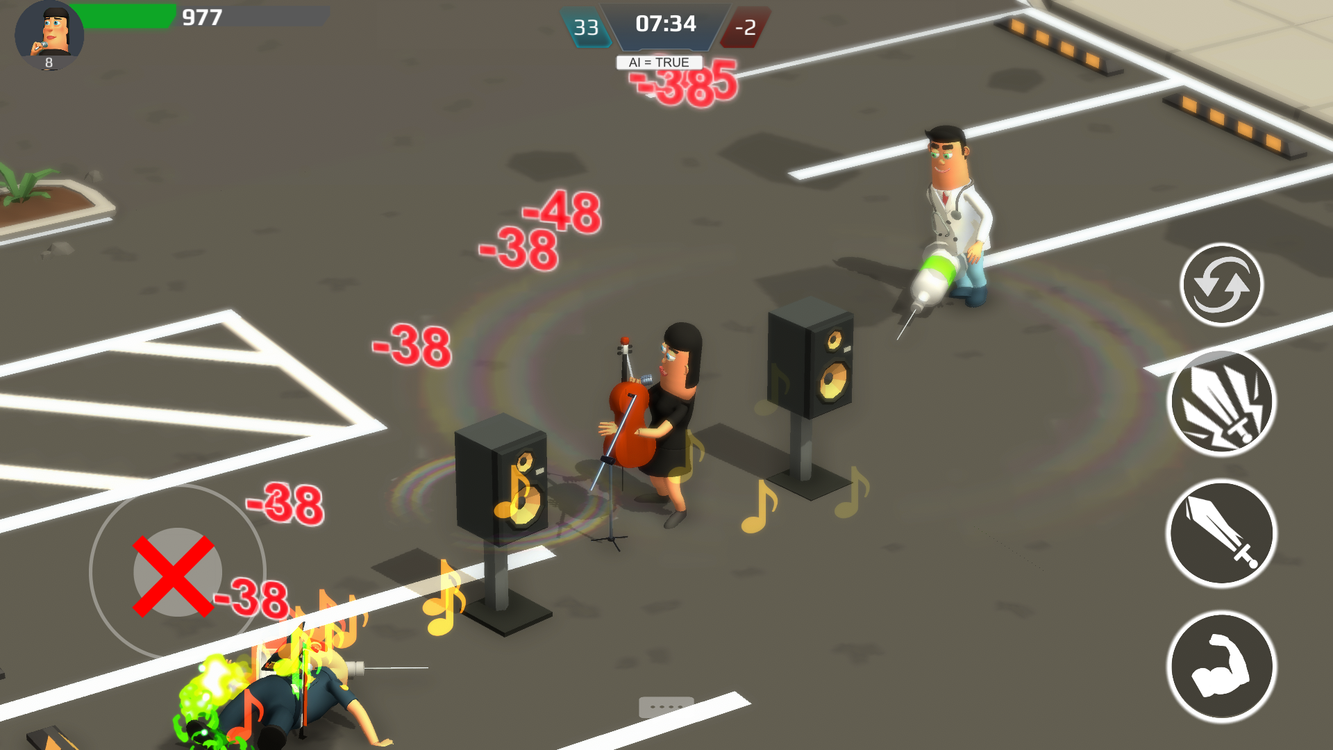 Screenshot of War job