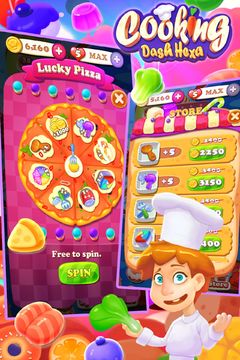 Cooking Dash Hexa Game Screenshot