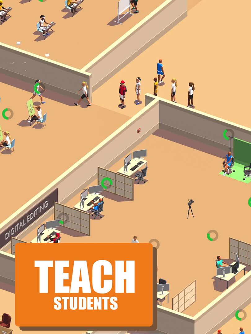 Idle School 3d - Tycoon Game ภาพหน้าจอเกม