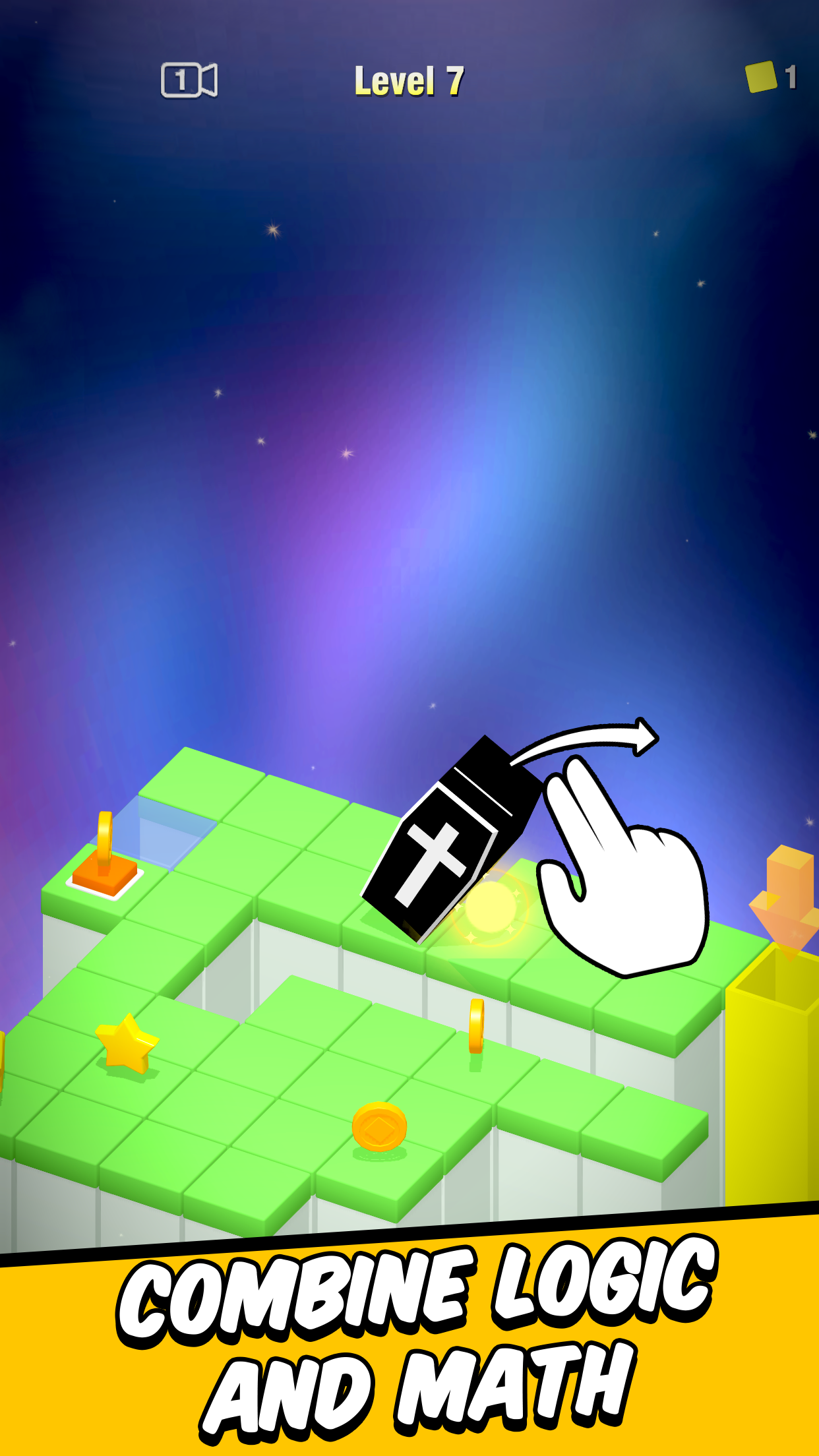 Rolling Blocks: Escape Puzzle Game Screenshot