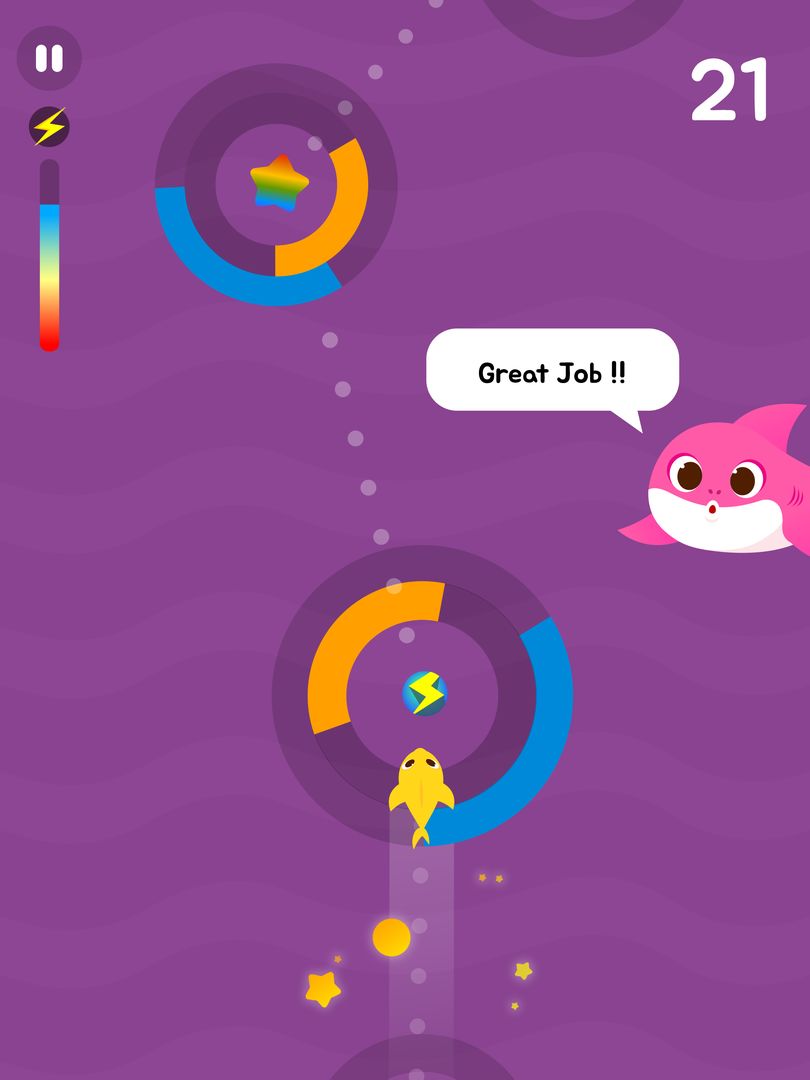 Baby Shark RUSH : Lompat ke Lingkaran screenshot game