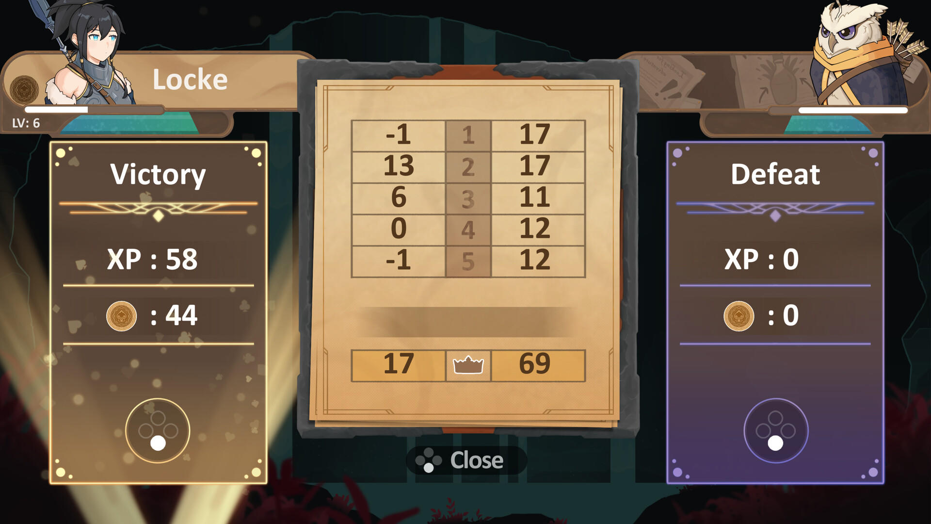 Screenshot of Nine Card Isle