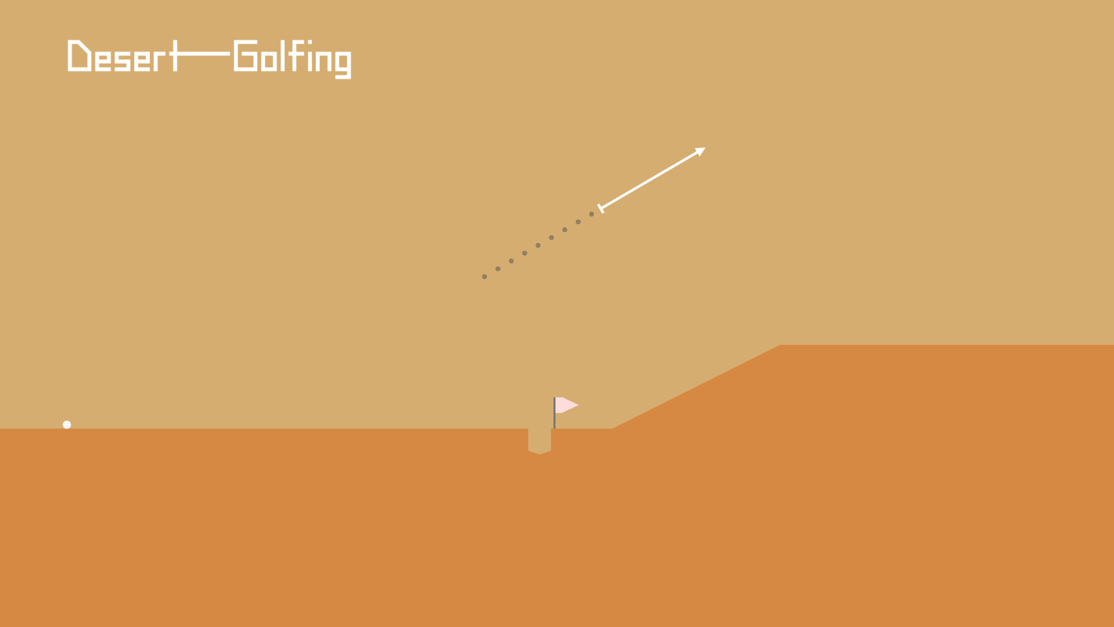 Desert Golfing ゲームのスクリーンショット