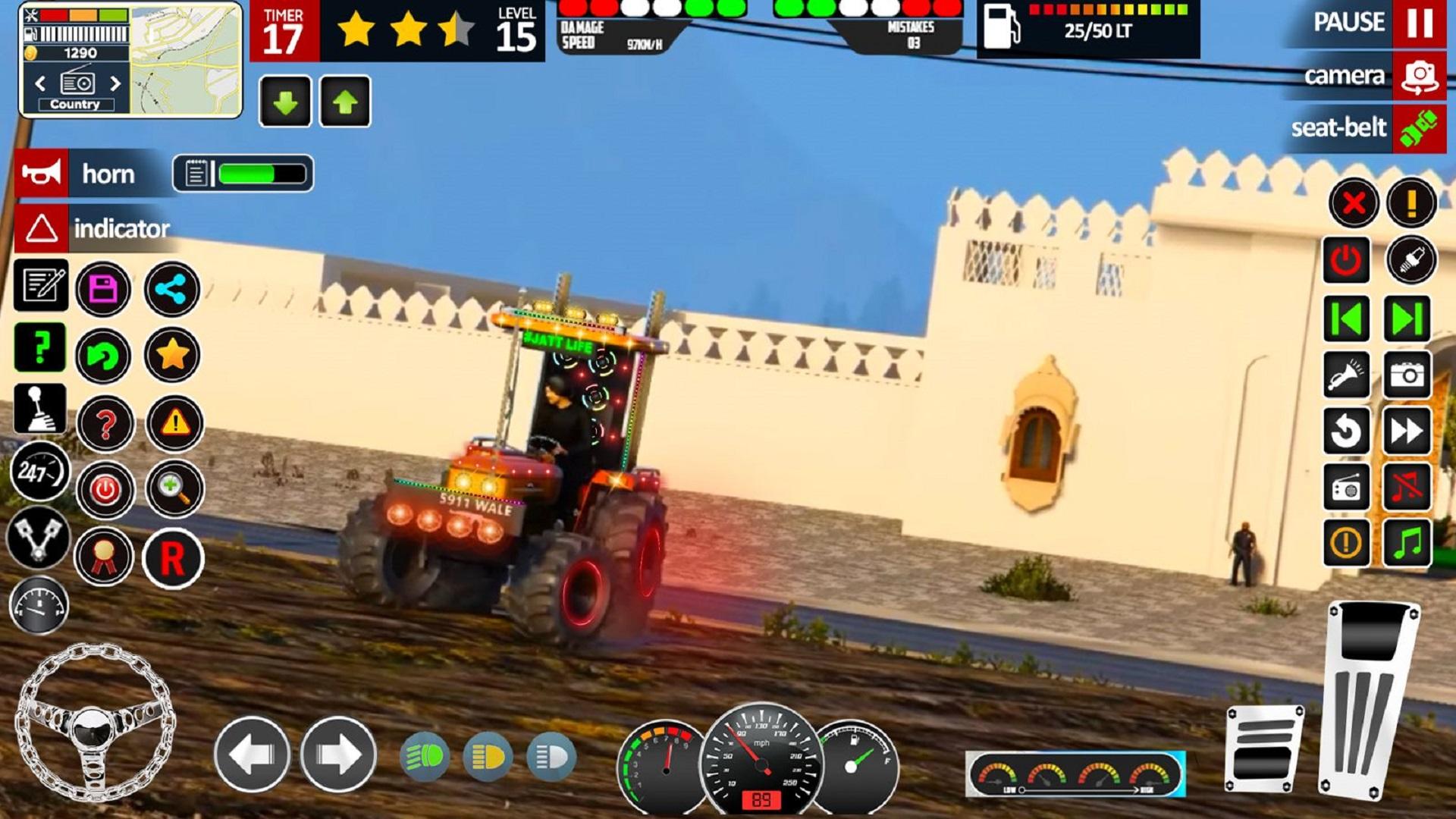 印度拖拉機耕作遊戲3D遊戲截圖