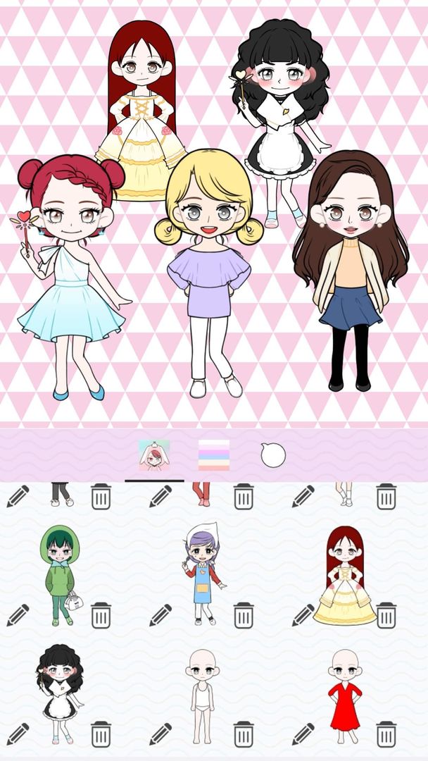 Screenshot of My Webtoon Character Girls - K-pop IDOL Maker