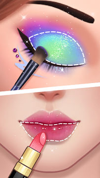 Beauty Merge - Makeup Game Game Screenshot