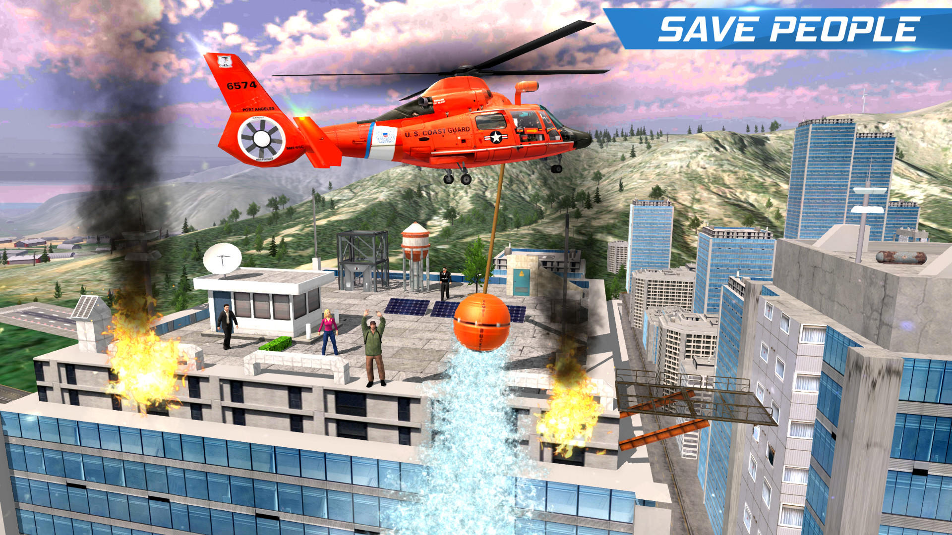 Helicopter Flight Pilot Game Screenshot