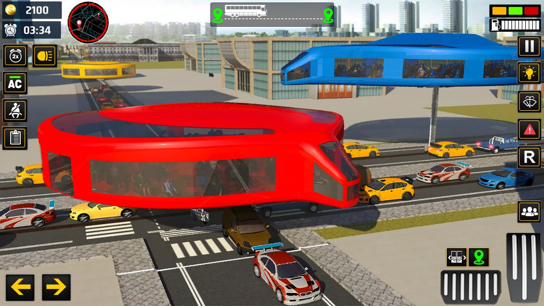 Modern Bus Driving Bus Games ภาพหน้าจอเกม