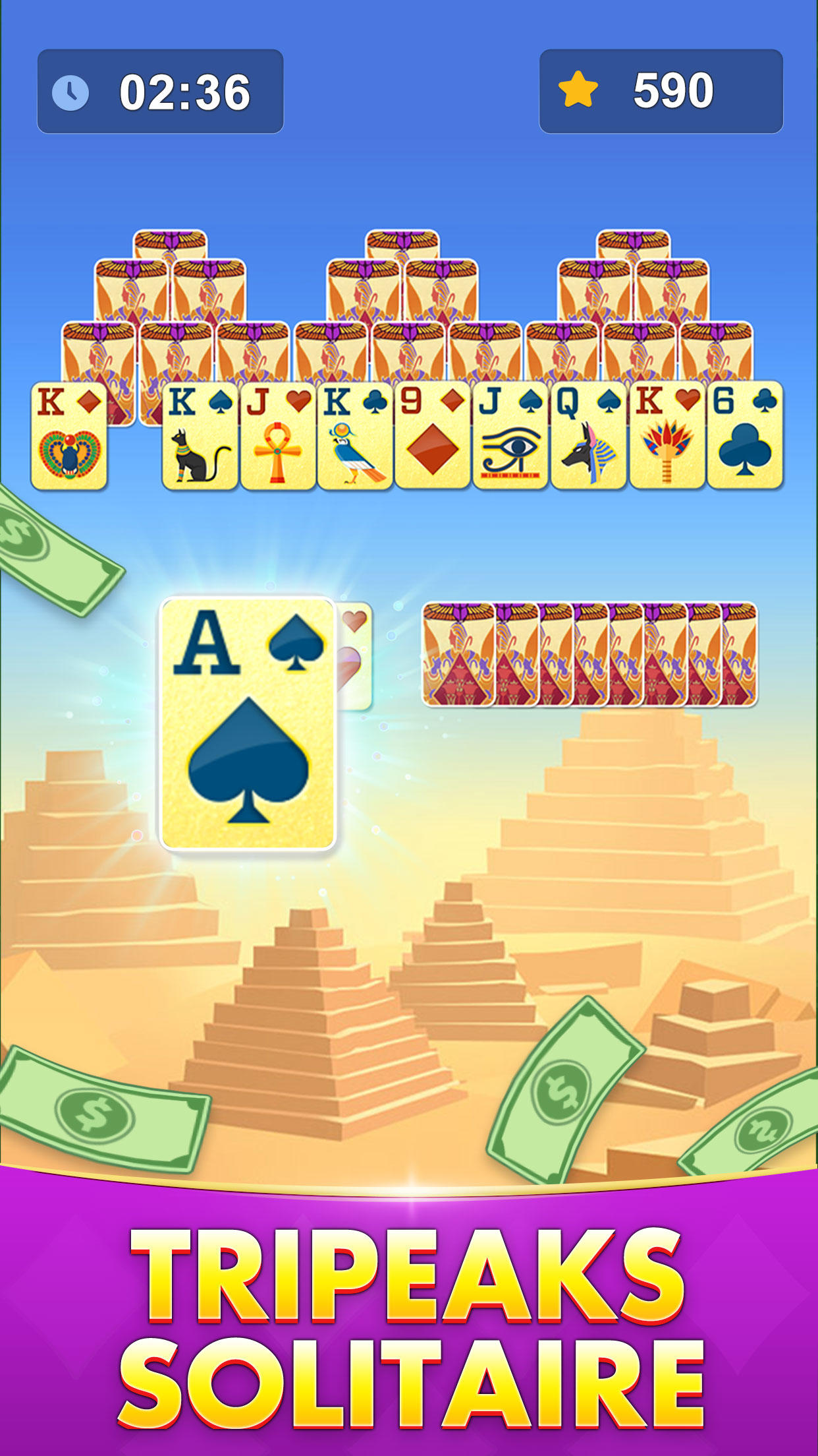 Solitaire: Play Win Cash Game Screenshot