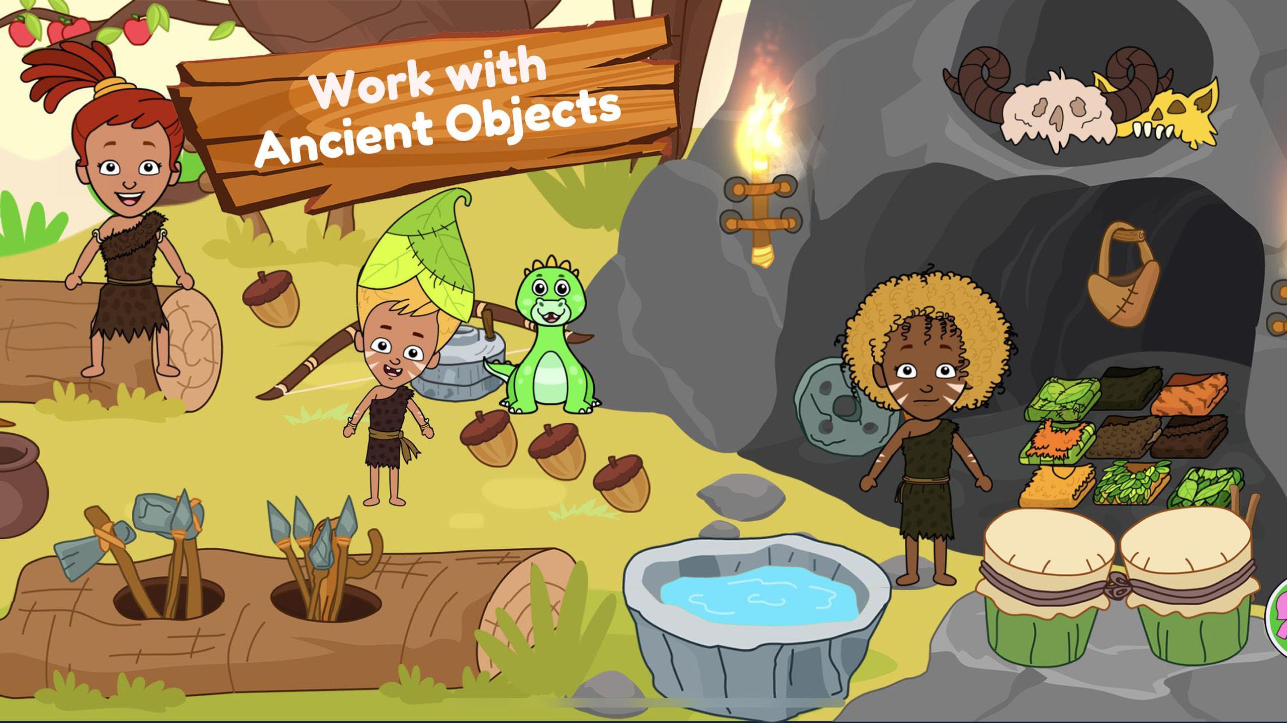 Screenshot of Caveman Games World for Kids