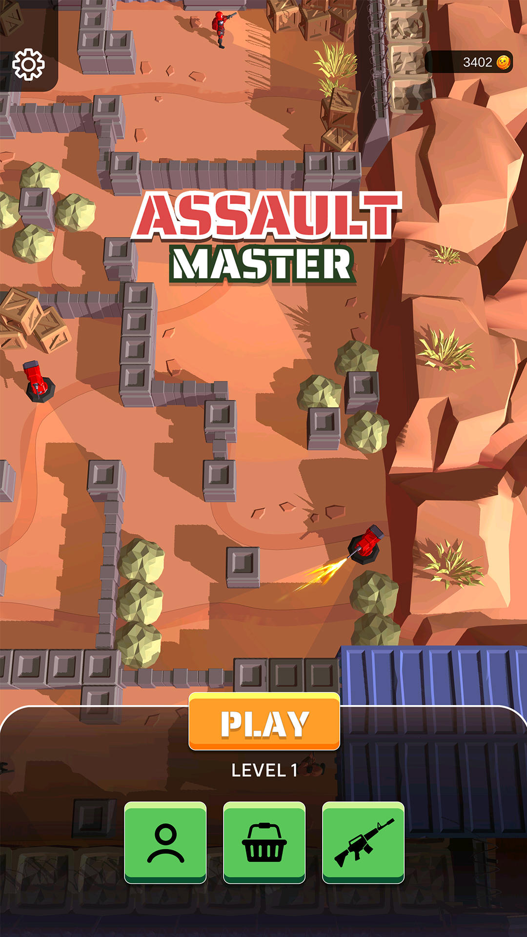 Assault Master Game Screenshot