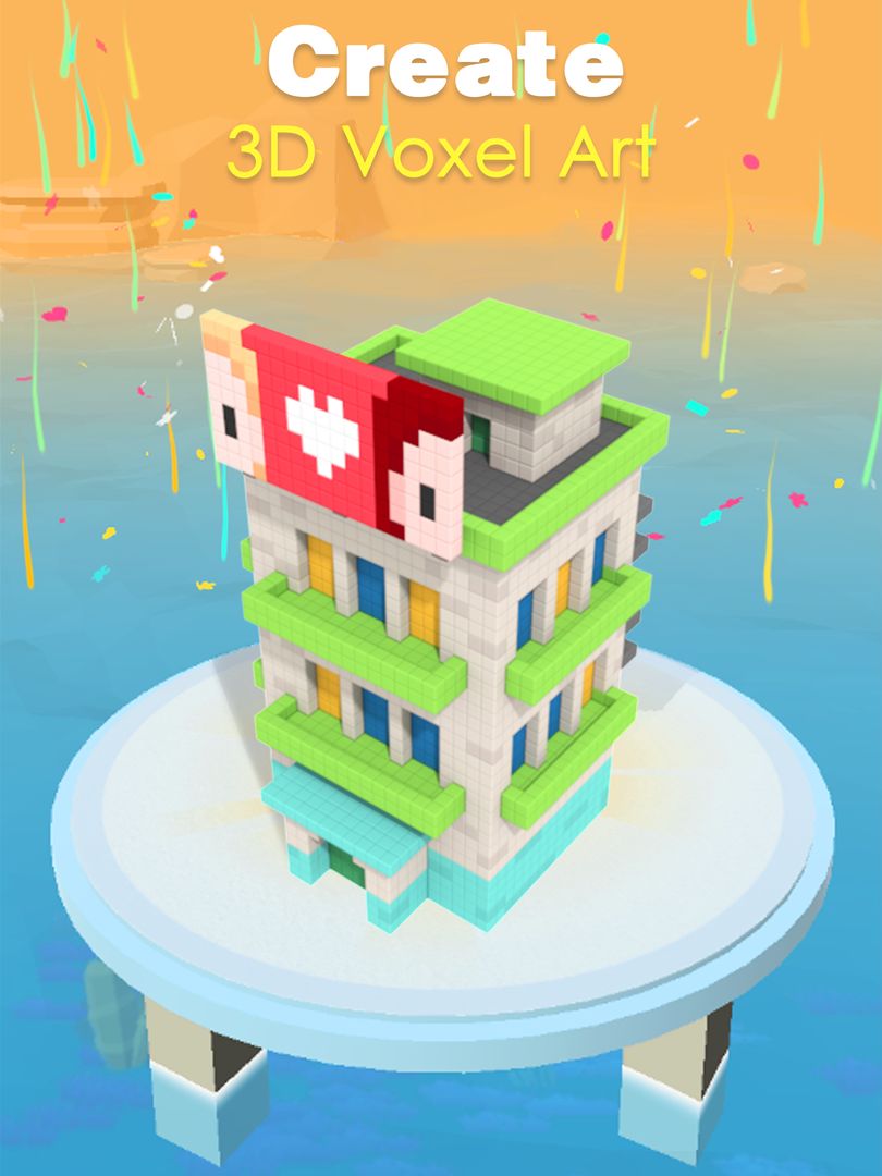 Screenshot of Fire Cubes 3D